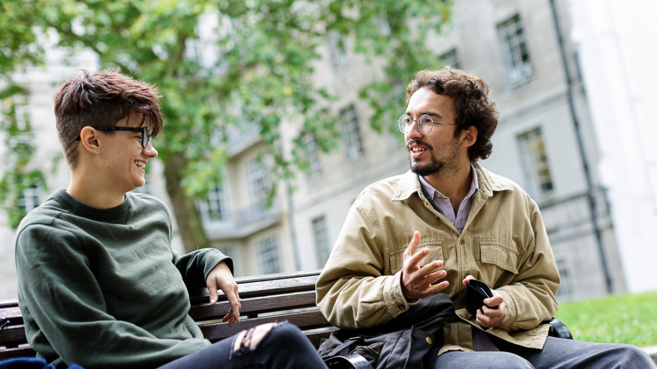SOAS students enjoying campus