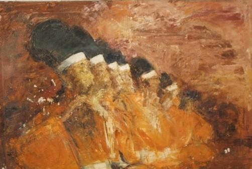 'Japanese Imperial Court Musicians', Barbara Robinson,1969.