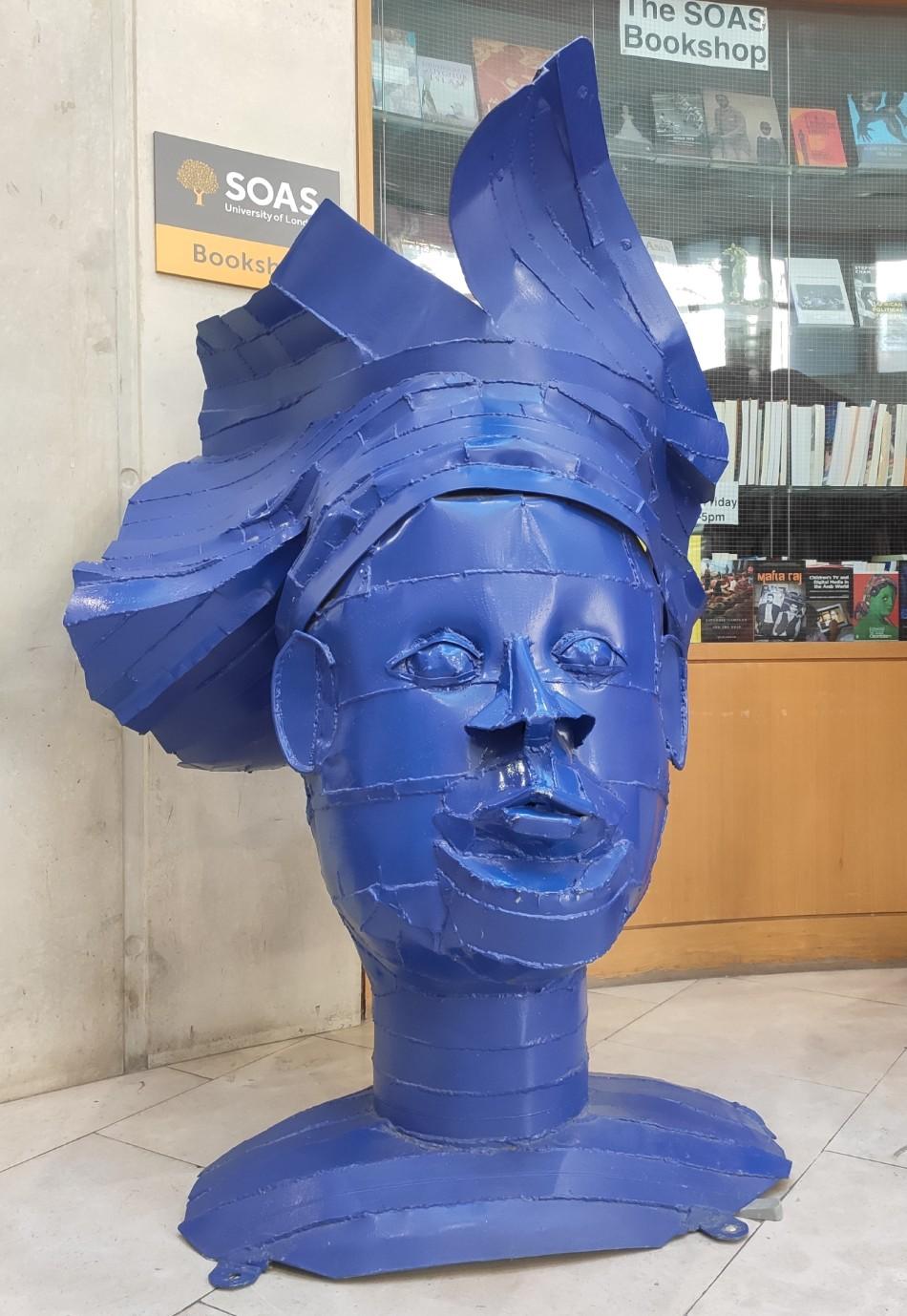 Blue Head, Sokari Douglas Camp CBE, London