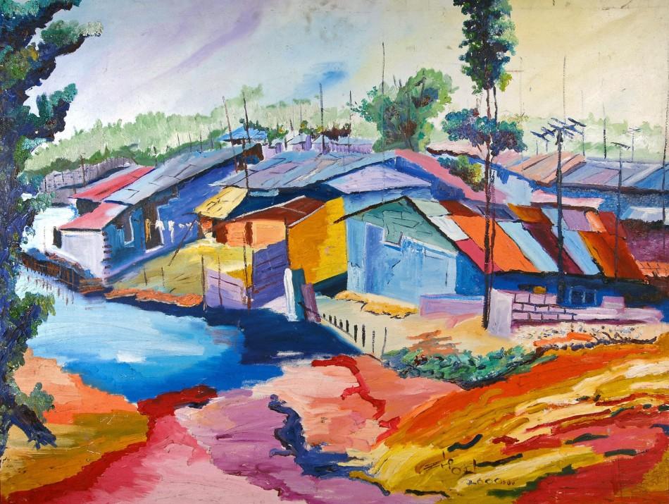 Colourful Slum, by Ehigbor lyoghiojie, Nigeria, 2000