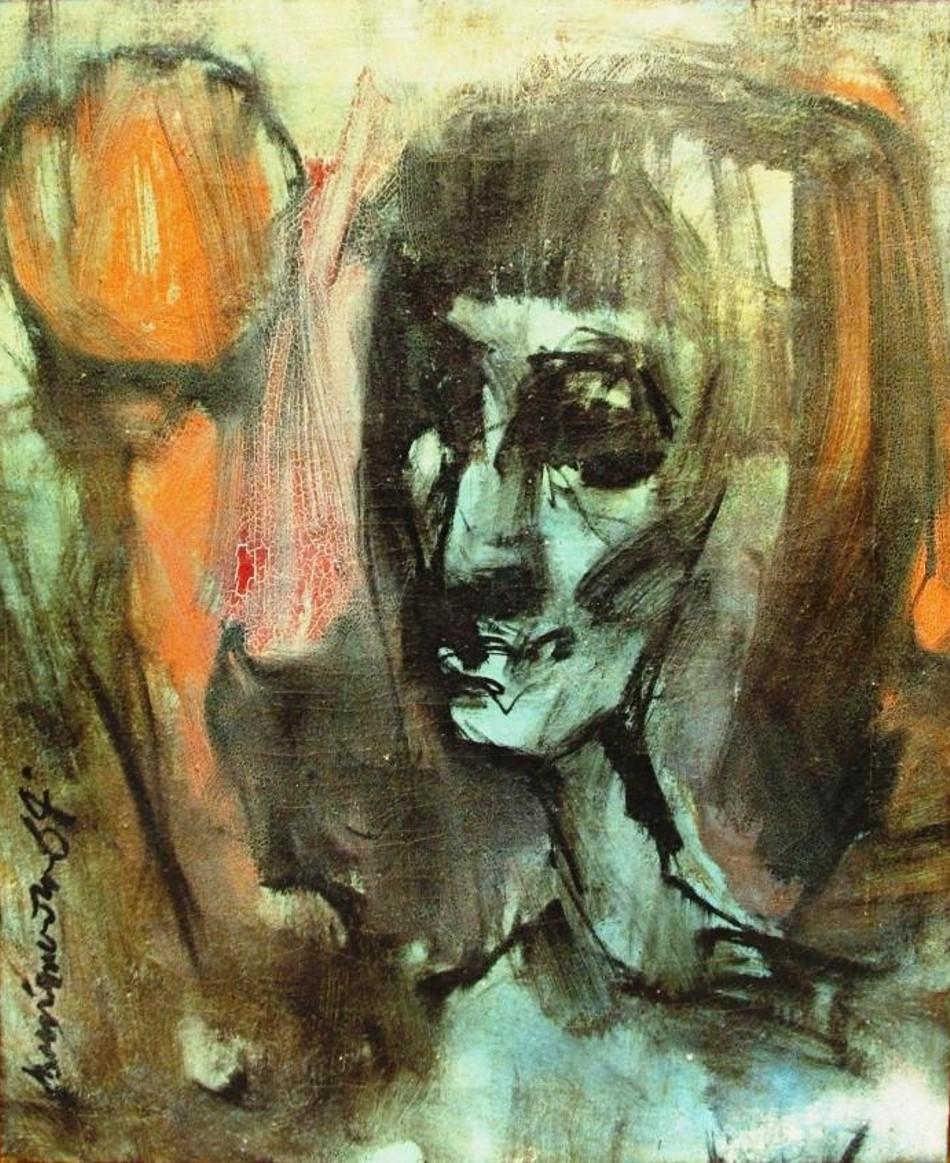 I’ve Coloured her Blue, Bashir Mirza, Karachi, Pakistan, 1964