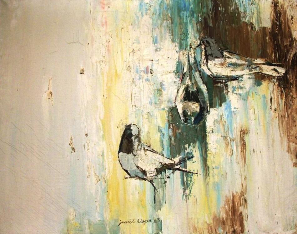 The Pigeons, Jamil Naqsh, Karachi, Pakistan, 1963