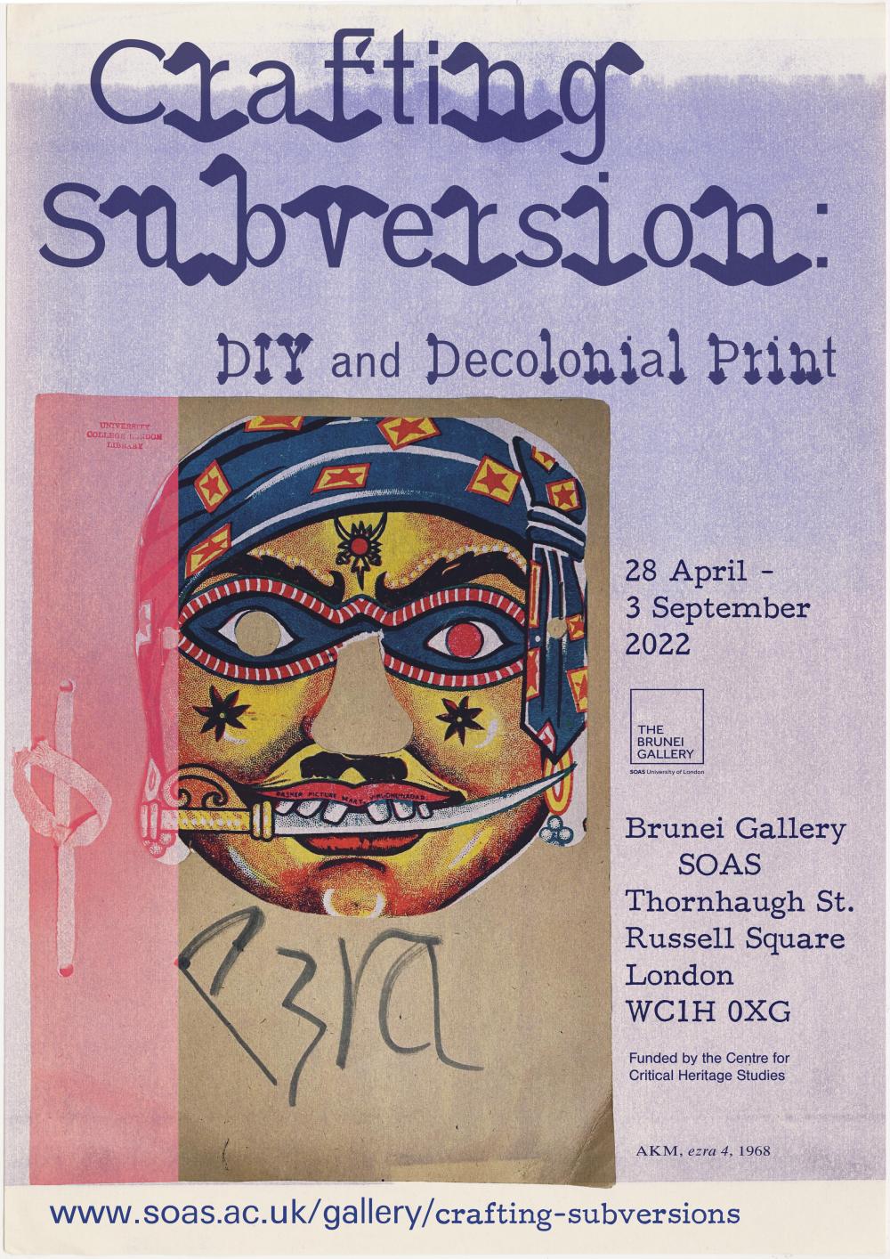 Crafting Subversion exhibition poster