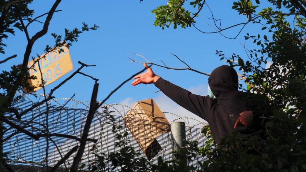 SOAS Detainee Support protest