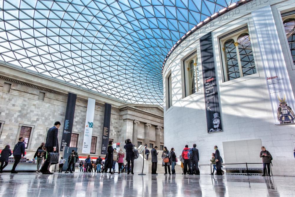 The main atrium of the British Museum
