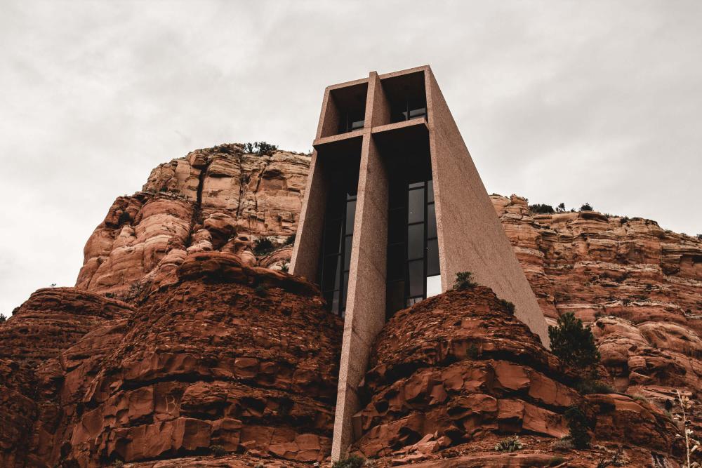 Chapel of the Holy Cross in Arizona, USA