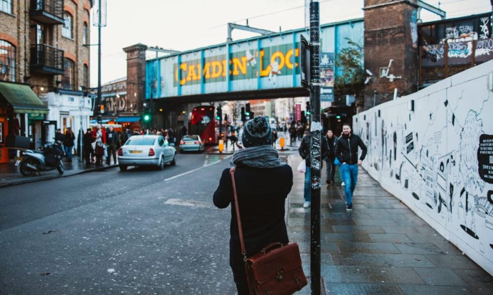 Student in London exploring Camden