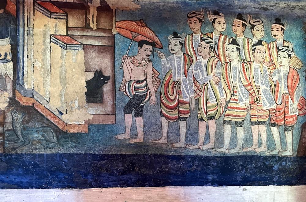 Figure 9. Post conference survey, a  group of Burmese at  Wat Phra Singh, Chiang Mai (Photo Theint Theint Aung, Alumni)