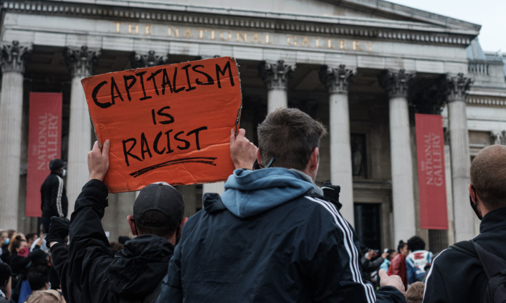 capitalism is racist protest