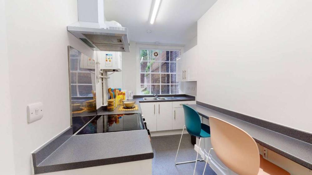 Handel Mansions shared kitchen