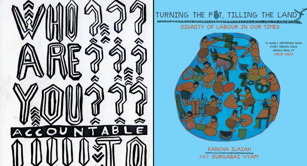 Book covers of 'What's the Non-Profit Industrial Complex and why should I care?' and 'Turning the Pot, Tilling the Land'