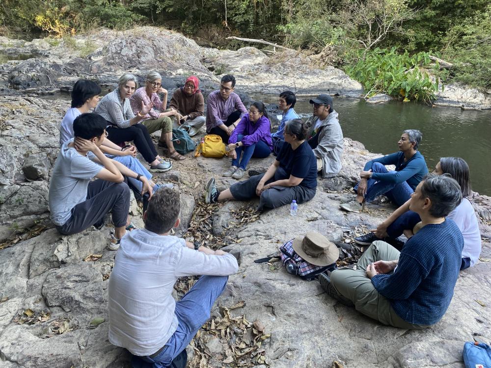 The group has introductions at Khao Yai National Park. (Photo by Emma Efkeman)