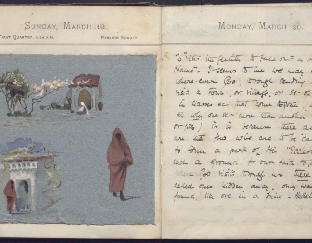 Illustrations from Lilias Trotter’s diary, 1899