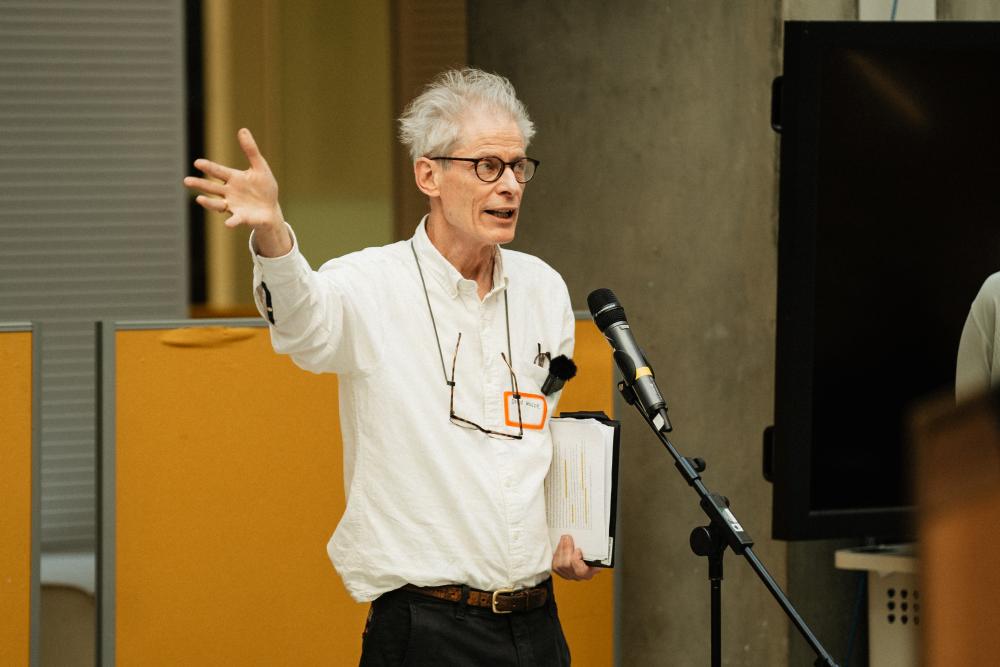 Prof David Mosse speaks at launch of CAMHRA.jpg