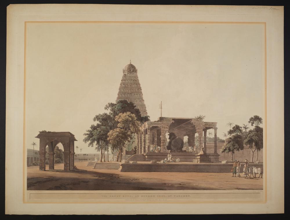 Thomas & William Daniell, The Great Bull at Tanjore 