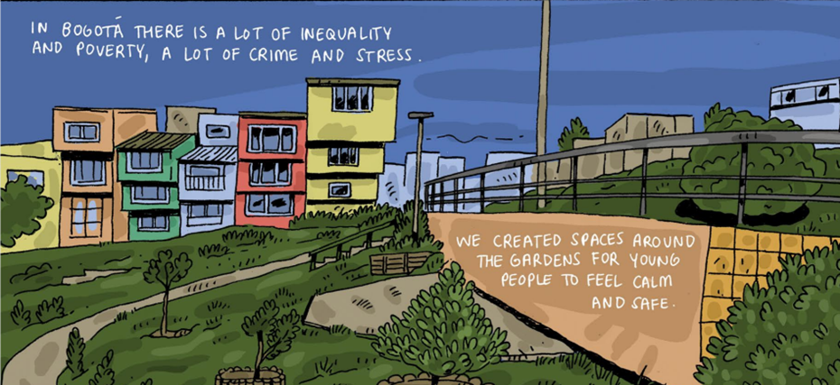 cartoon image from positive negatives project