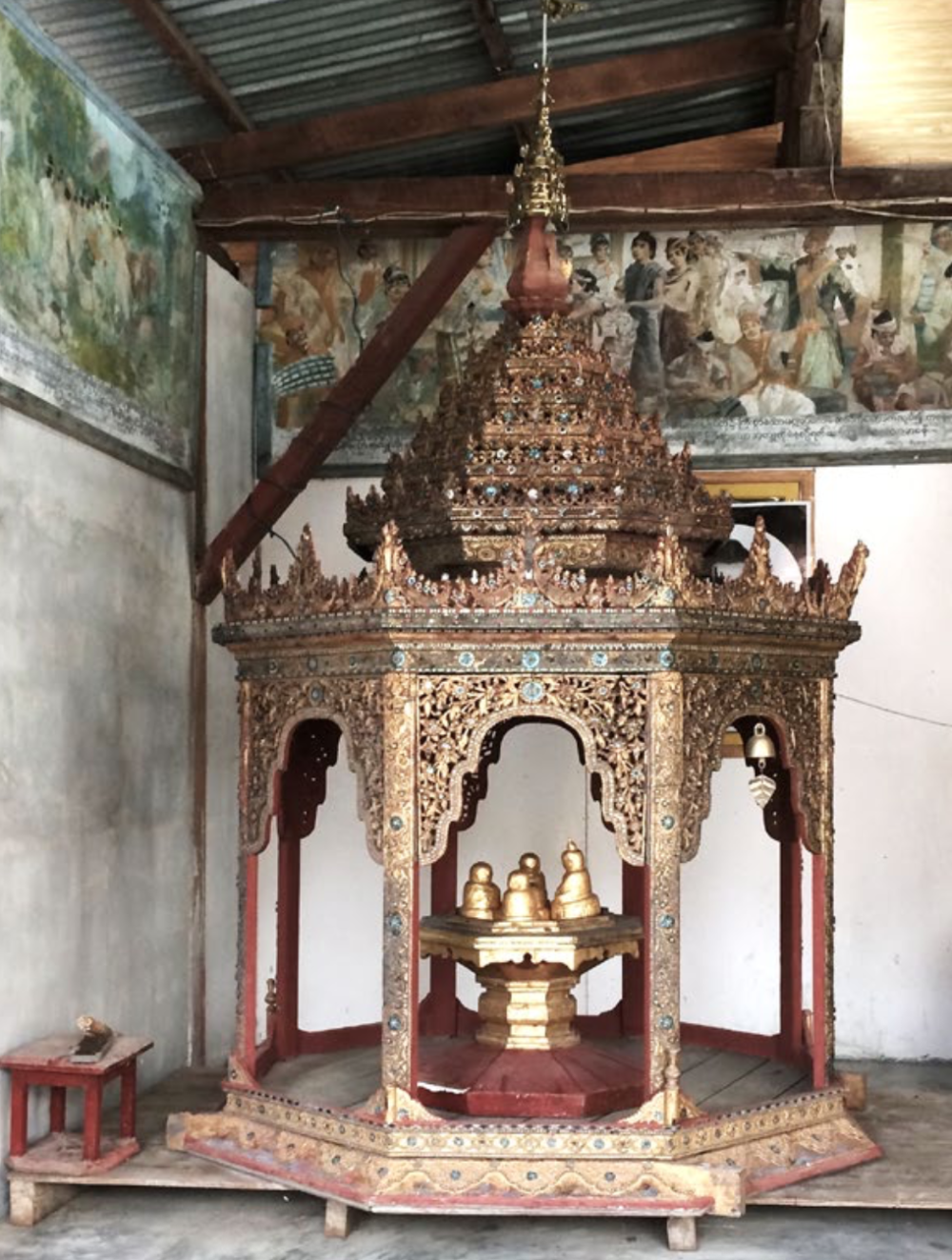 Figure 2 - Yadana Man Aung Temple, Nyuang Shwe, Southern Shan State. Photo: Heidi Tan, 2016-17. 