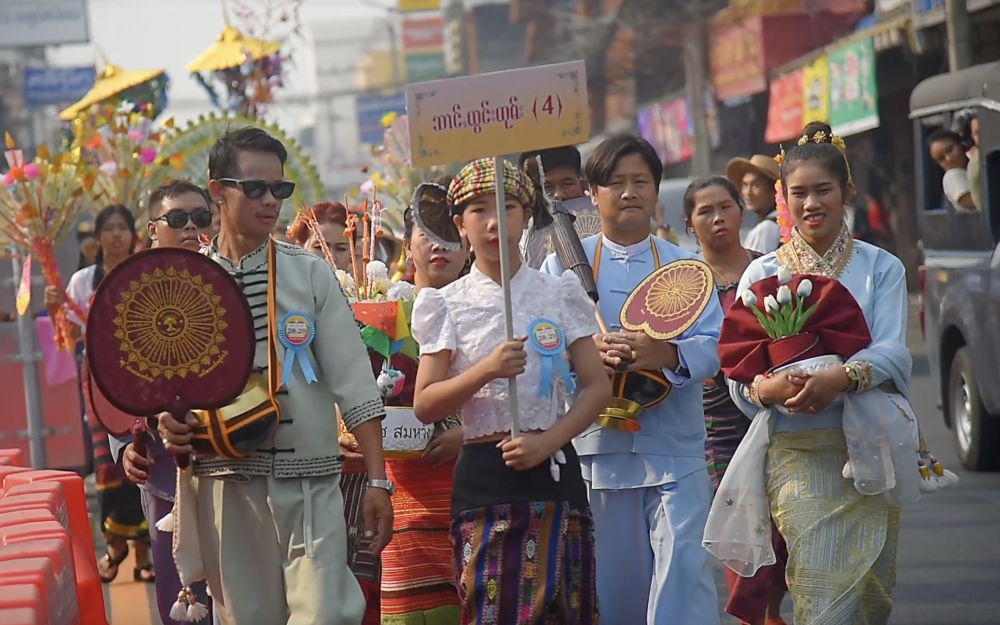 Figure 4 - Poi Sang Long procession, Chiang Mai. Photo: Jaran Janta, 2025.  