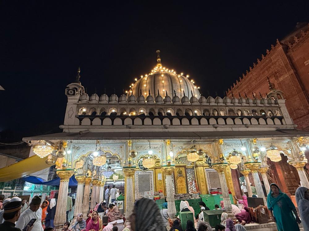 At the shrine of Hazrat Nizamuddin