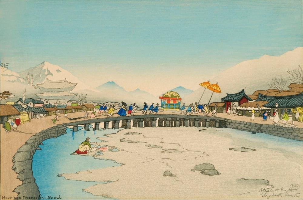  Marriage Procession Seoul 1921