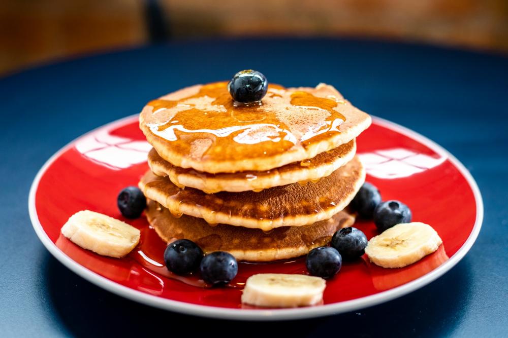 Stacks of American Pancakes