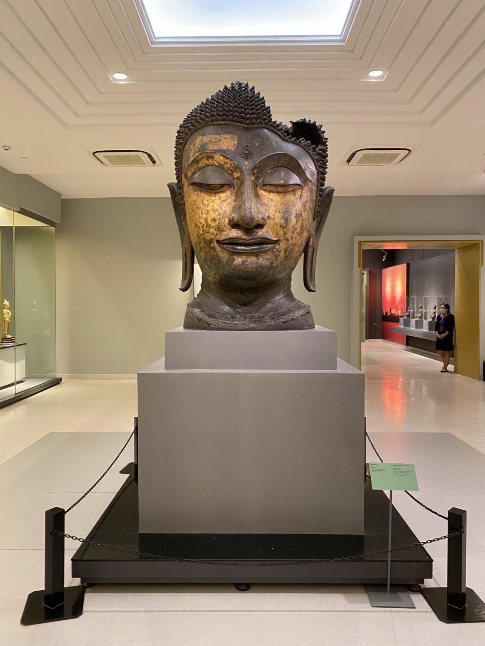Buddhist sculpture on display at the National Museum Bangkok. Courtesy of Stephen Murphy.