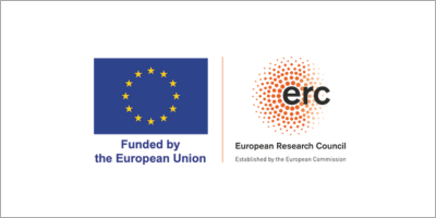 European Union flag with the text ‘Funded by the European Union’ alongside the European Research Council logo.