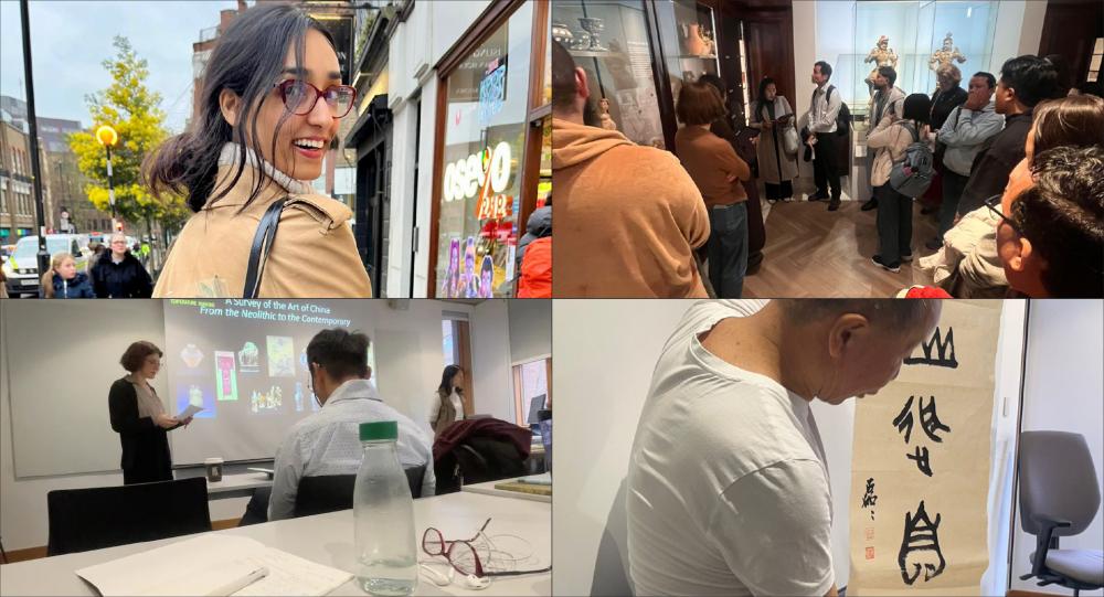A compilation of images looking at studying art history at SOAS.