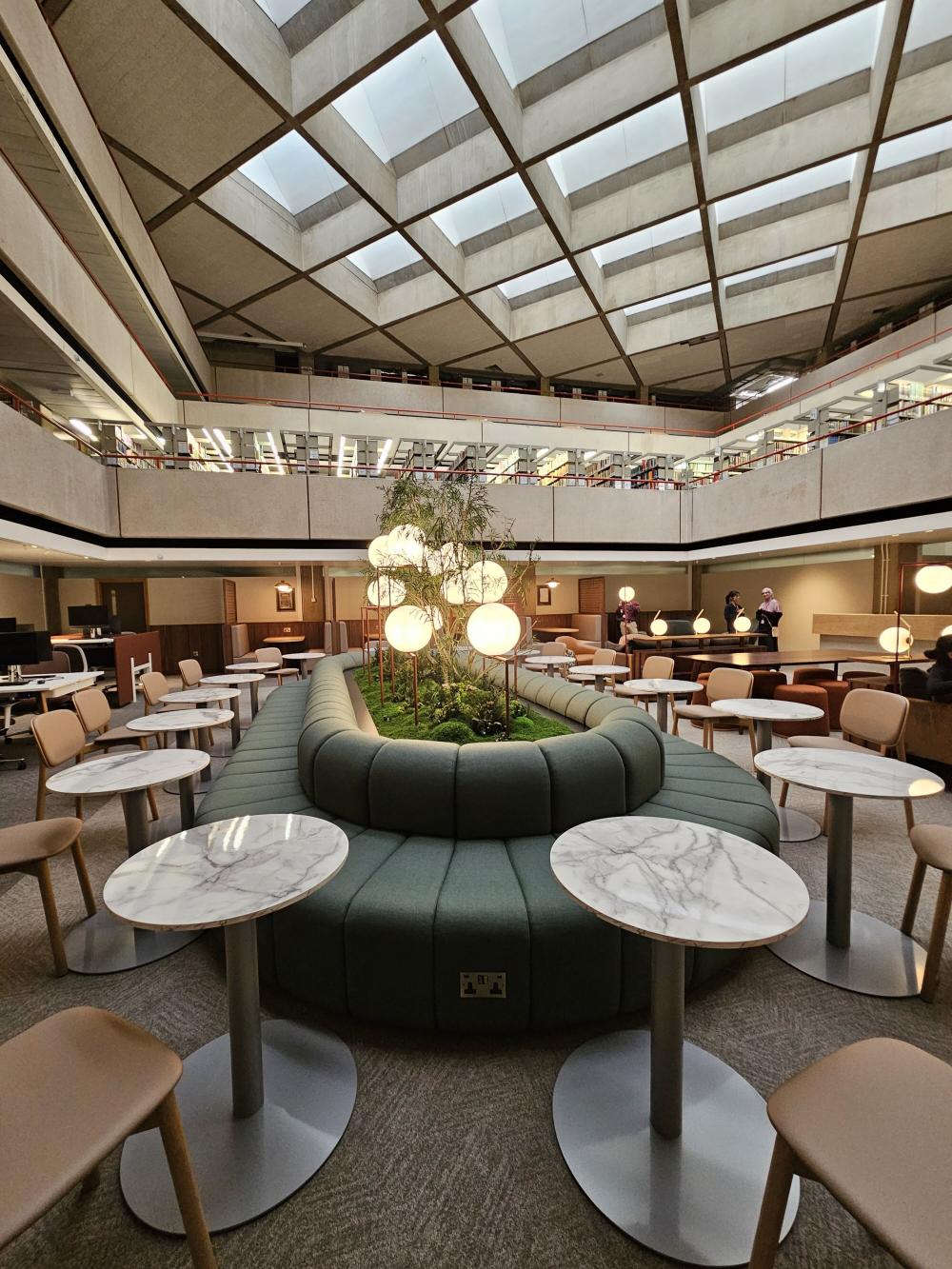 Desks in refurbished Main Reading Room