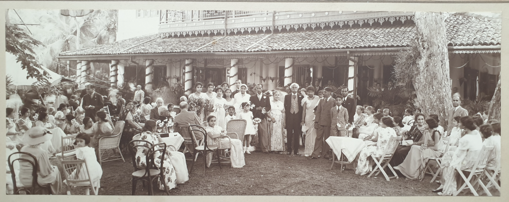Wedding of Amelia and Louis Pieris, Rajiyiriya Mansion, circe 1920 